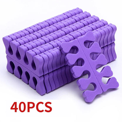 Soft Sponge Nail Art Toe Separators for Perfect Pedicures - Smarsty