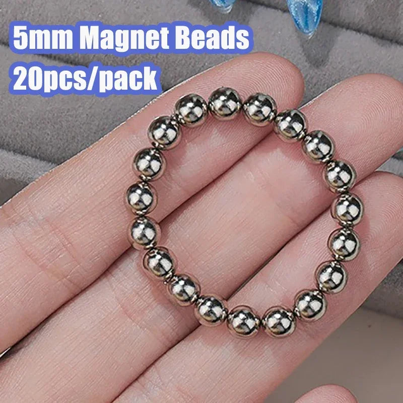 Round Magnetic Bead Nail Art Tools for Stunning Cat Eye Designs - Smarsty