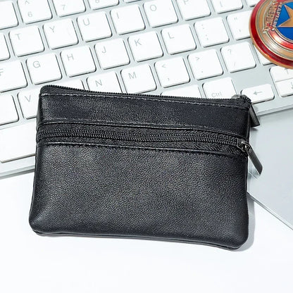 Unisex Coin Purse Wallet With Zipper Change Holder Everyday - Smarsty