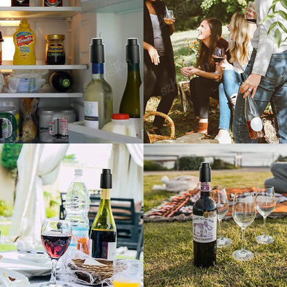 Wine Stopper Vacuum Pump for Freshness Preservation - Smarsty