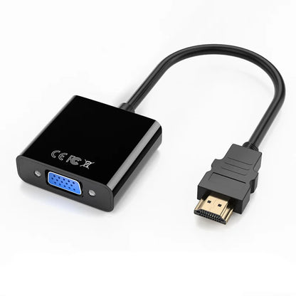 HD 1080P HDMI to VGA Cable Adapter for Clear Video - Smarsty