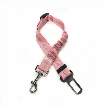 Adjustable Dog Car Seat Belt Harness with Reflective Cushioning - Smarsty