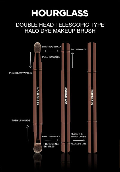 Hourglass Retractable Eyeshadow Brush for Flawless Application - Smarsty