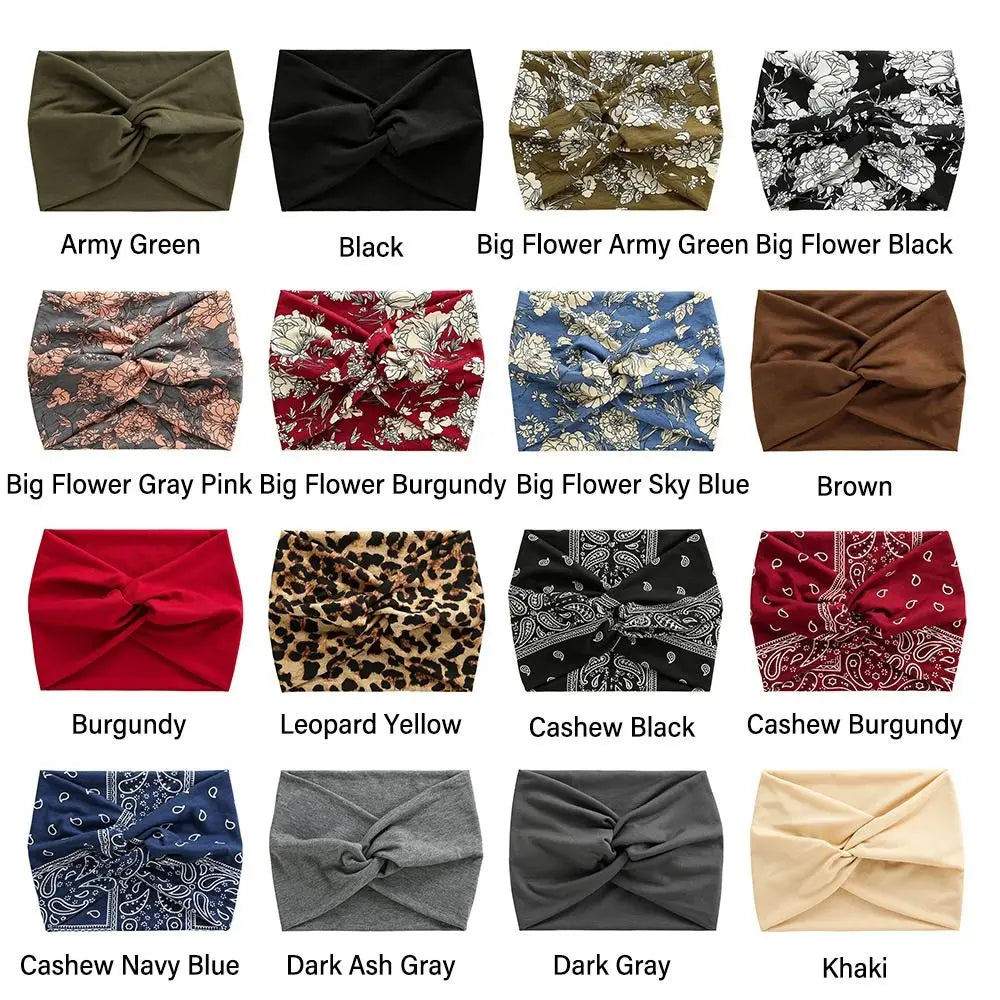 Extra Large Thick Wide Headband Turban Comfortable Fit - Smarsty