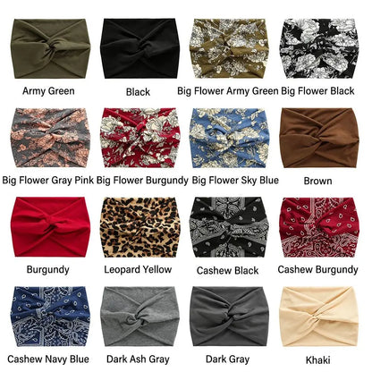 Extra Large Thick Wide Headband Turban Comfortable Fit - Smarsty