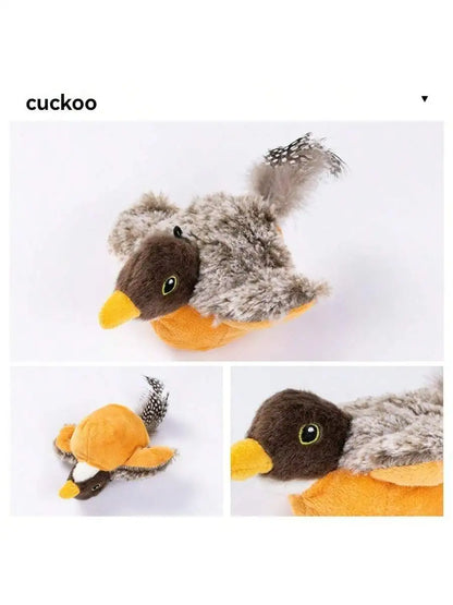 Electric Interactive Cat Toy with Rechargeable Flapping Bird - Smarsty