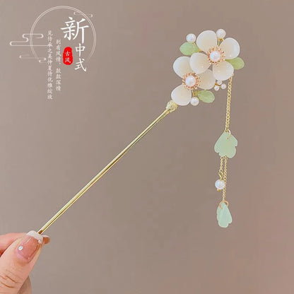 Elegant Flower Tassel Hair Clip for Women - Smarsty