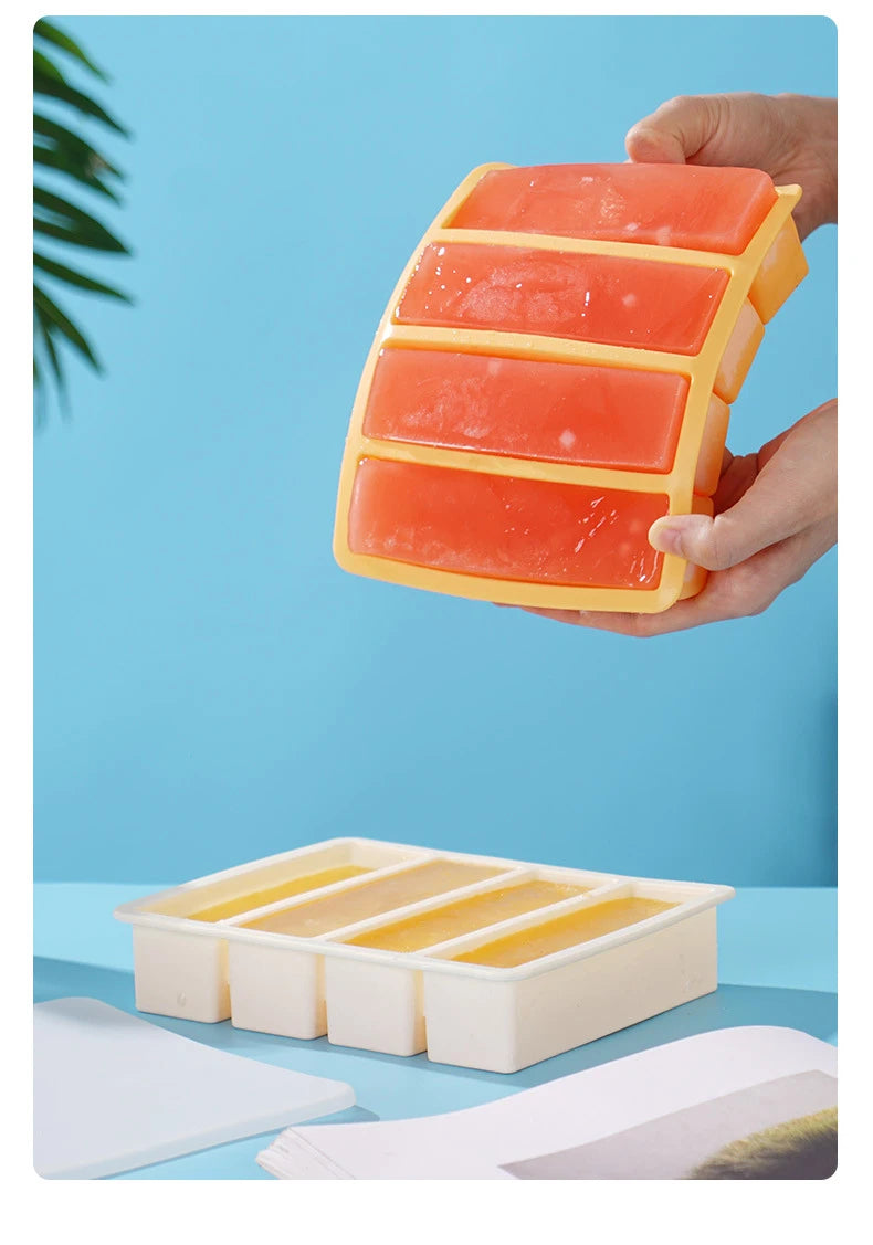 Giant Silicone Ice Cube Tray for Easy Release - Smarsty