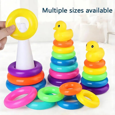 Montessori Baby Toy Rolling Ball Tower Montessori Educational Games For Babies Stacking Track Baby Development Toys 1 2 3 Years - Smarsty