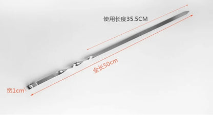 Stainless Steel BBQ Skewers Set for Easy Grilling - Smarsty