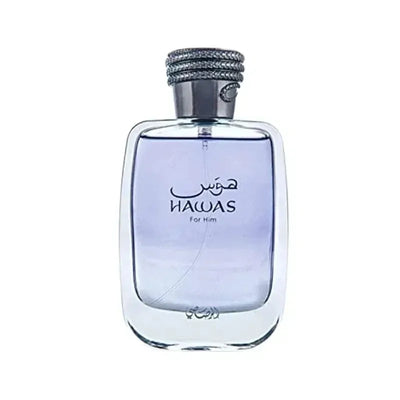 Hawas men's cologne – eau de toilette spray 100ml (3.4oz), premium Arab perfume