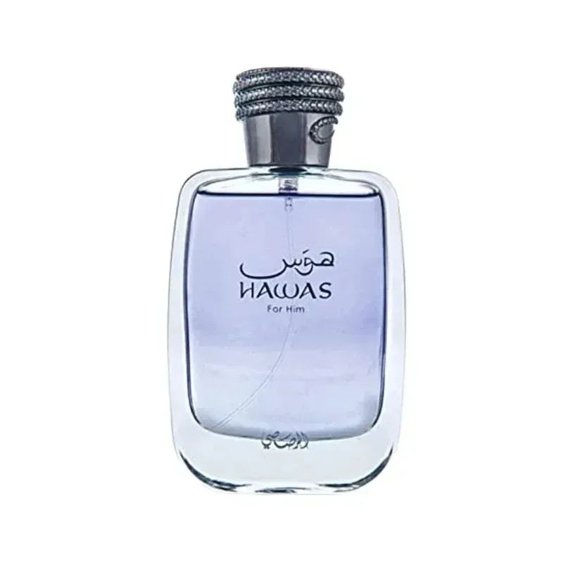 Hawas men's cologne – eau de toilette spray 100ml (3.4oz), premium Arab perfume