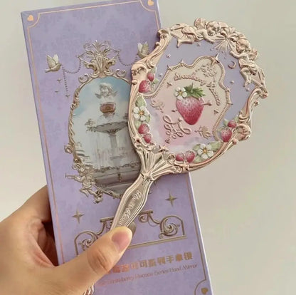 Flower Knows Angel Series Handheld Mirror Stylish and Portable - Smarsty