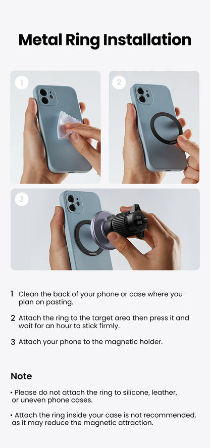 Magnetic Car Phone Holder Air Vent Mount For IPhone - Smarsty
