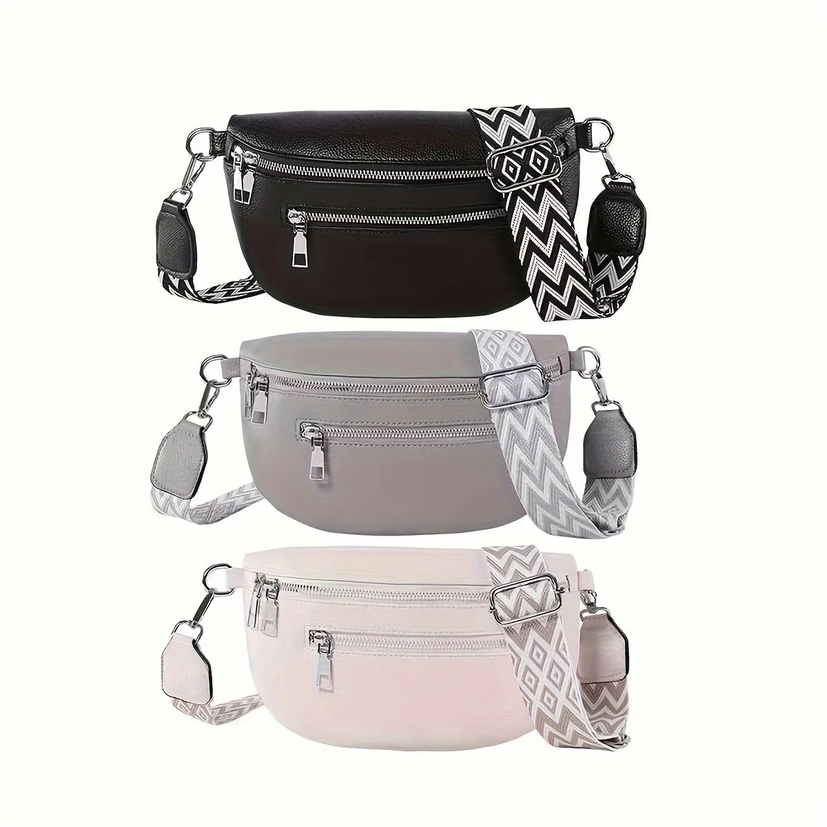 Soft Leather Fanny Pack Crossbody Bag For Travel Everyday - Smarsty