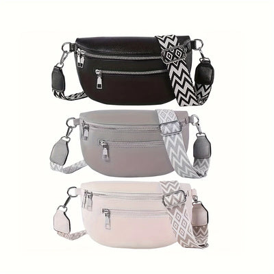 Soft Leather Fanny Pack Crossbody Bag For Travel Everyday - Smarsty