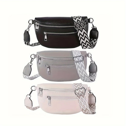 Soft Leather Fanny Pack Crossbody Bag For Travel Everyday - Smarsty