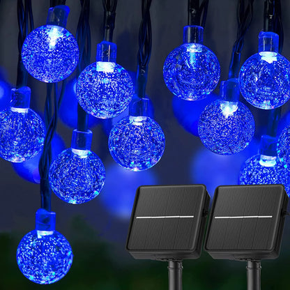 LED Solar String Lights Waterproof 60 LEDs for Garden Decor - Smarsty