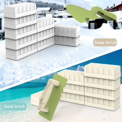 Children Beach Toys Shovel Sandbox Castle Building Sand Brick Walls Molds Tools Summer Outdoor Games Kids Play Water Sands Toys by Smarsty