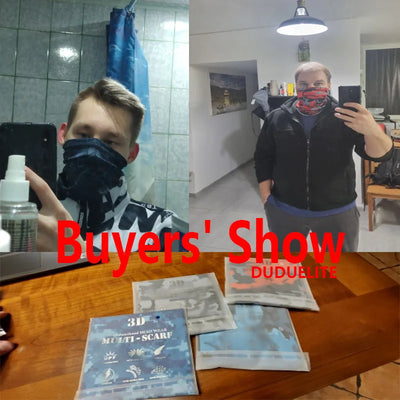 Outdoor Sport Bandana Military Tube Scarf Fishing Cycling Tactical Hiking Face Cover Neck Gaiter Half Mask Headband Men Women by Smarsty