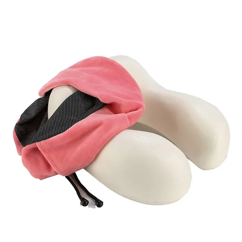 U Shaped Memory Foam Neck Pillow for Travel Comfort - Smarsty