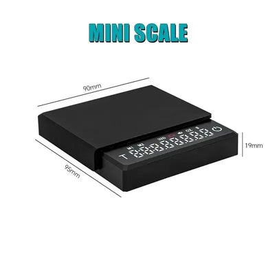 Personal Electronic Scale For Coffee Household Italian Coffee Scale Gram Weight Chronograph Scale Kitchen Scale Waterproof Mini by Smarsty