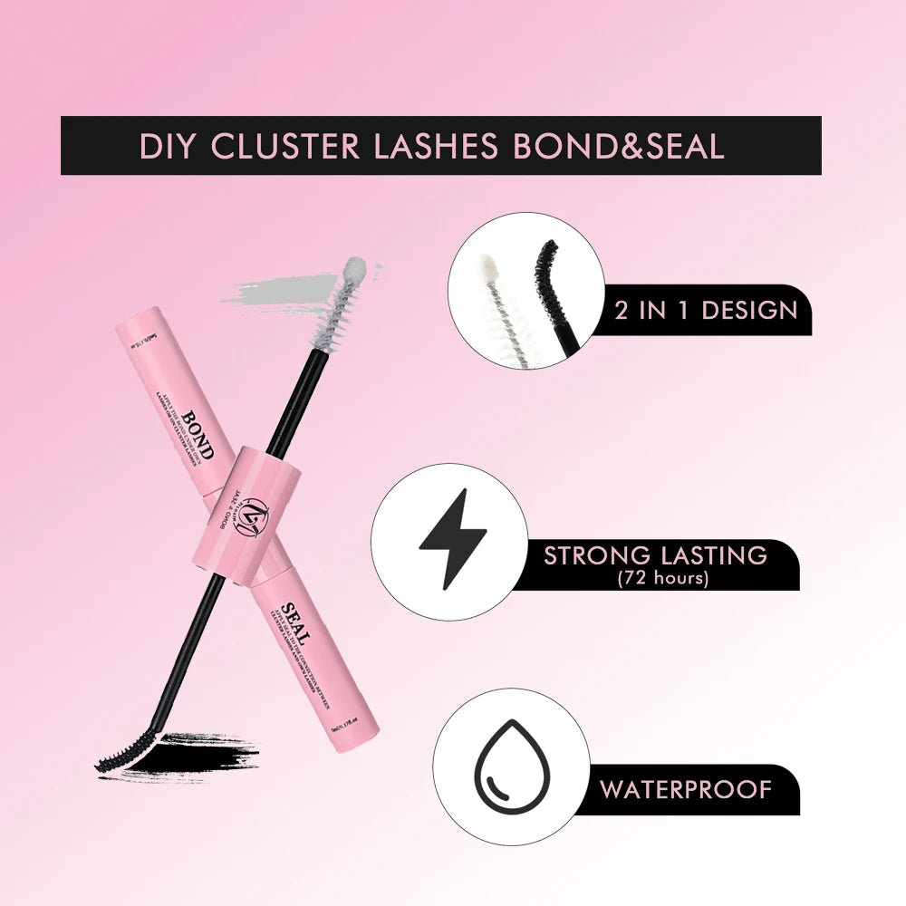 MIAOJIE DIY Eyelash Set with 200 Individual Lashes - Smarsty
