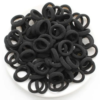 200 Pack Nylon Hair Bands Colorful Gentle No Damage - Smarsty