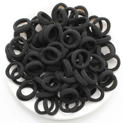 200 Pack Nylon Hair Bands Colorful Gentle No Damage - Smarsty