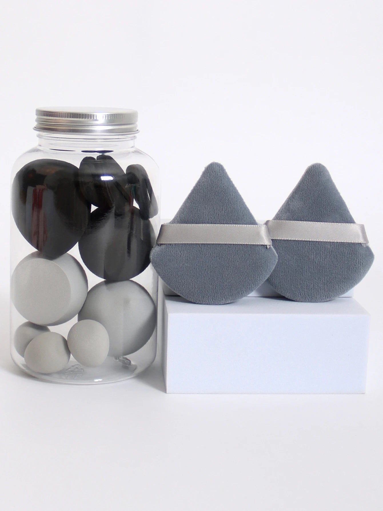12Pcs Latex-Free Makeup Sponge Set for Flawless Application - Smarsty