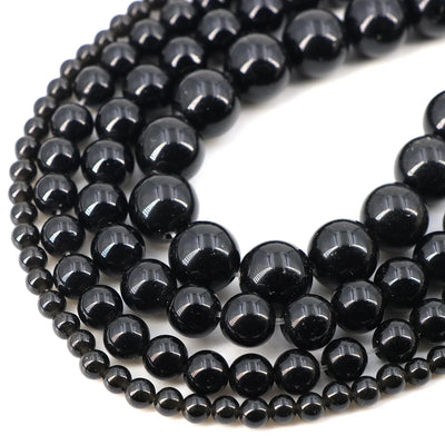 Natural Stone Beads Blue Tiger Eye Crystal Amethyst Rose Quartz Gemstone Bead for Jewelry Making Bracelet Necklace 4/6/8/10MM - Smarsty