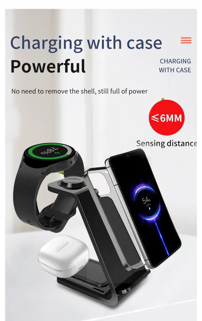 30W Ultrafast Wireless Charger Stand 3 in 1 with Holder - Smarsty