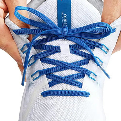 Classic Elastic Shoelaces Flat Sneakers Shoe Laces 7mm Width Shoelace for Kids Adults Shoe Lace Accessories Shoestring Fashion - Smarsty