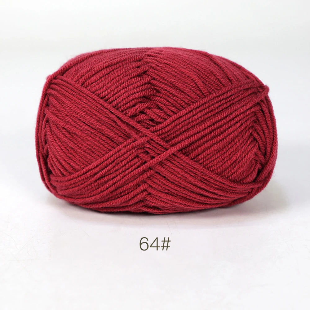 Soft Milk Cotton Yarn for Hand Knitting Projects - Smarsty