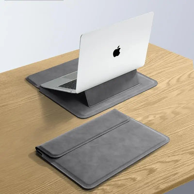 PU Laptop Sleeve 13 To 15 Inch No Zipper CaseGuard - Smarsty