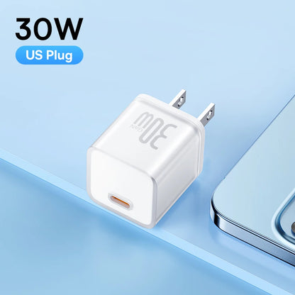 GaN USB C Charger 30W Fast PD PPS CompatibleWith IPhone - Smarsty