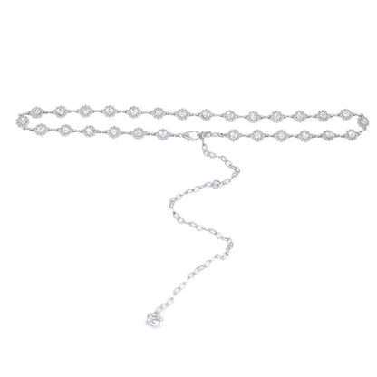 Metal Chatelaine Belt Thin Fashion Chain Accessory - Smarsty