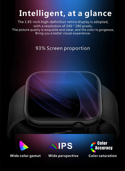 LIGE Smart Watch for Women with Bluetooth and Waterproof Design - Smarsty