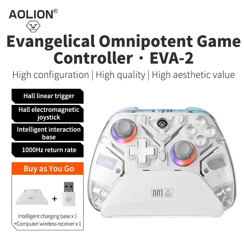 Aolion K10 Wireless Gaming Controller With Charging Dock - Smarsty