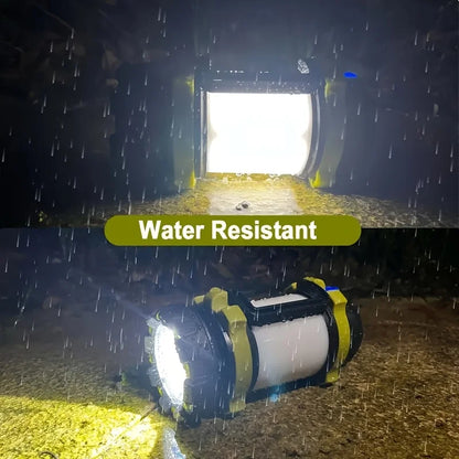 Rechargeable LED Camping Light 1000LM Lantern Flashlight 6 Modes 4000mAh Power Bank for Power Outage Hurricane Outdoor Hiking