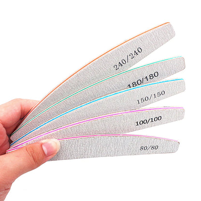 Professional Nail File Set with 5 Colors and Multiple Grits - Smarsty
