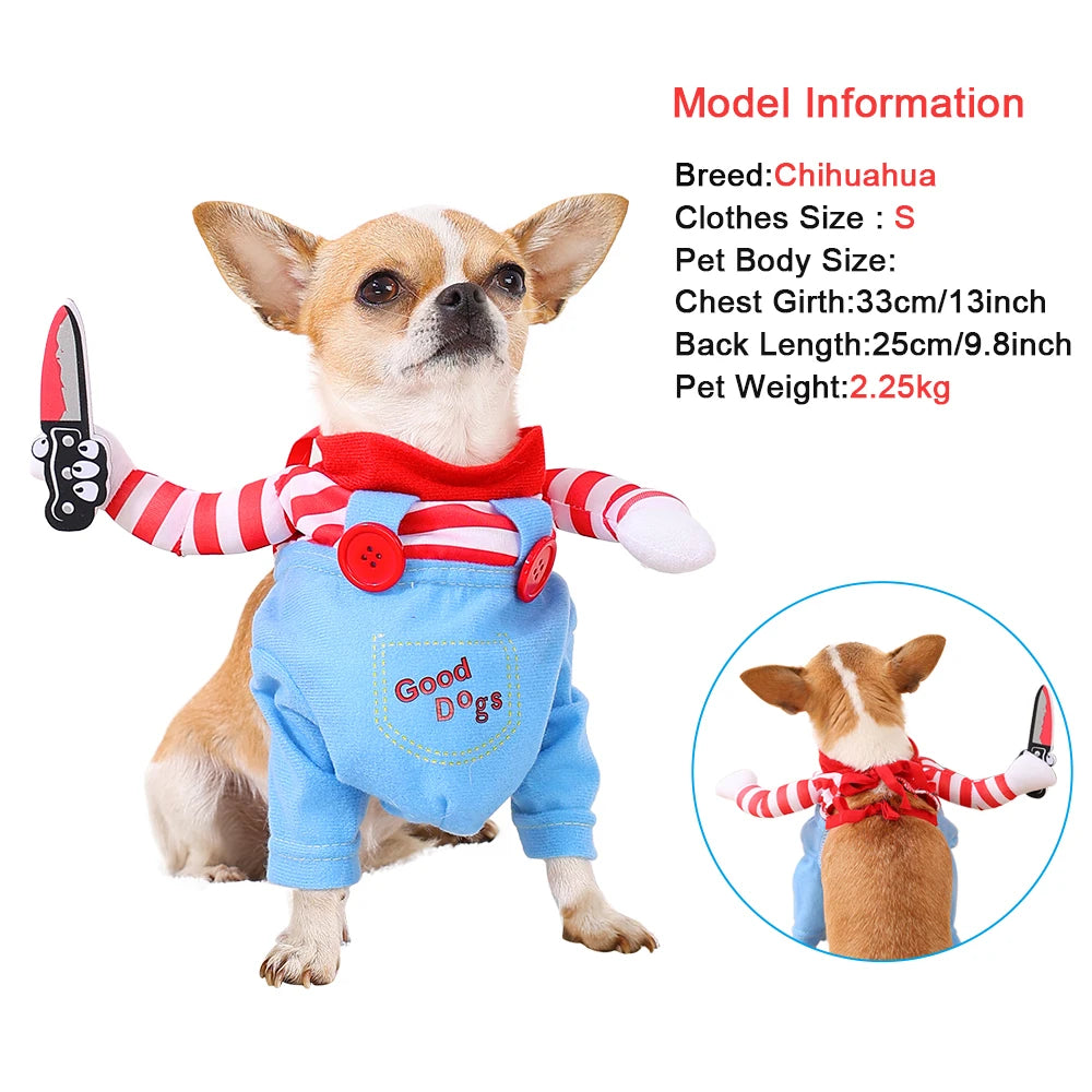Funny Halloween Dog Costume for Small Medium Large Dogs - Smarsty