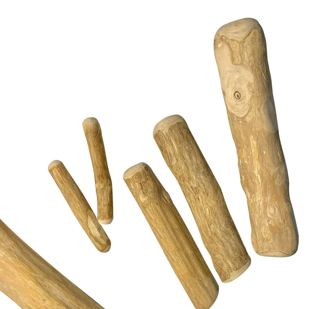 Coffee Wooden Dog Chew Toy for Tooth Pressure Relief - Smarsty