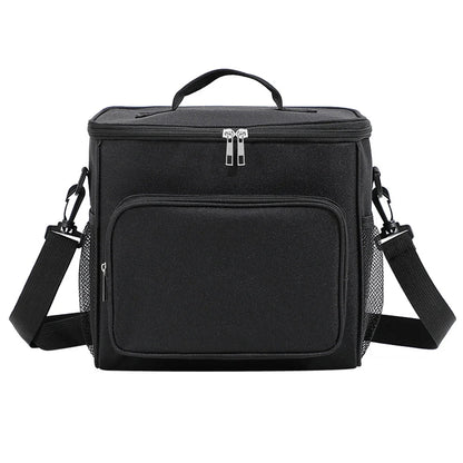 Insulated Portable Lunch Bag With Adjustable Shoulder Strap - Smarsty