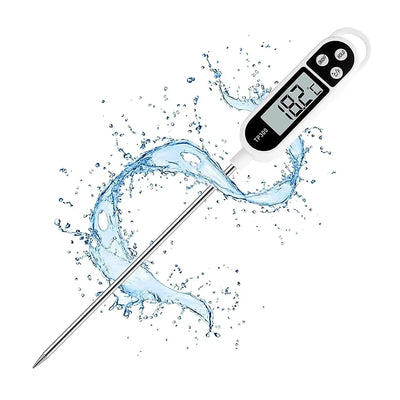 Digital Kitchen Thermometer Instant Read Meat Temperature Probe for Cooking BBQ Food LCD Display by Smarsty
