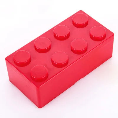Building Block Storage Box Creative Plastic Storage Box Saving Space Storage Organizers Desktop Office Storage Supplie Kids Gift