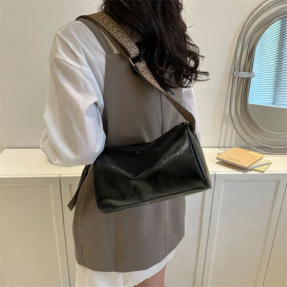 Vintage PU Leather Crossbody Bag For Women Compact Purse - Smarsty