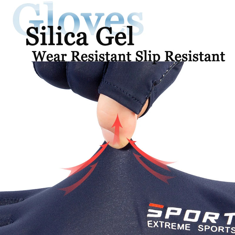 Breathable Ice Silk Sunscreen Gloves For Outdoor Use - Smarsty