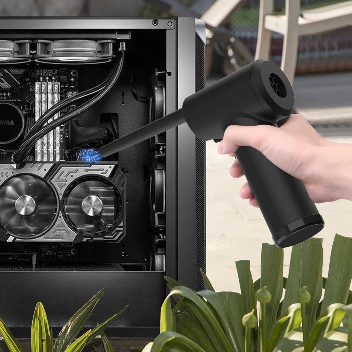 Wireless Air Duster For Keyboard Cleaning 51000 RPM