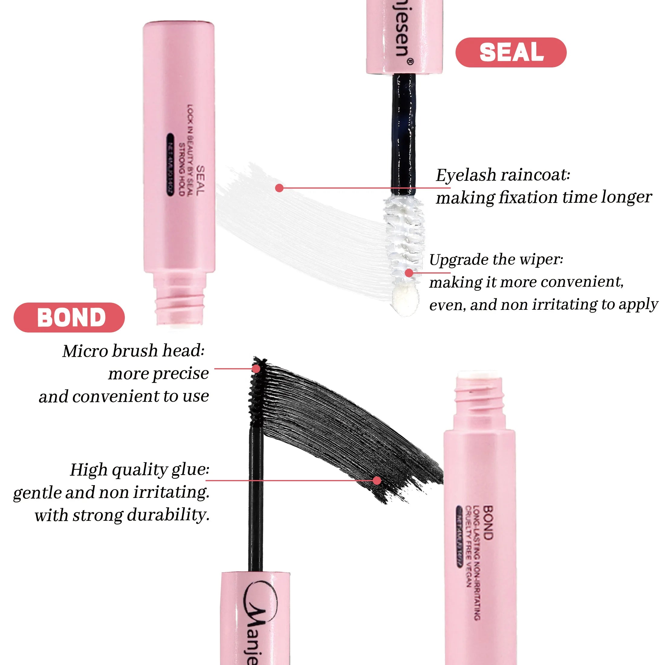 DIY Lash Extension Kit with Bond and Seal for Easy Application - Smarsty